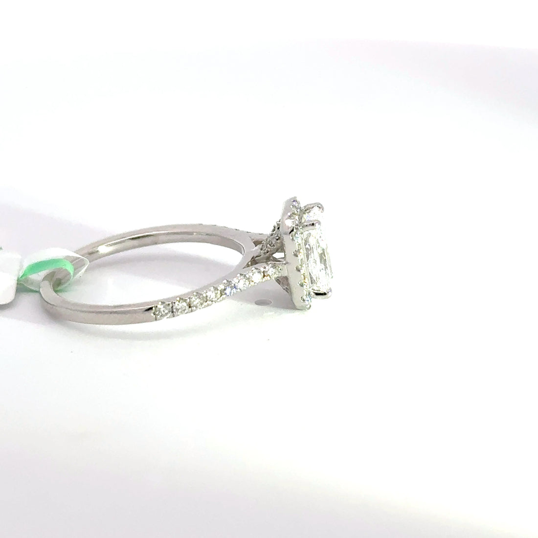 1.39 CTW Radiant-Cut Lab Grown Diamond Engagement Ring