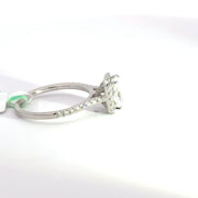 1.39 CTW Radiant-Cut Lab Grown Diamond Engagement Ring view 5