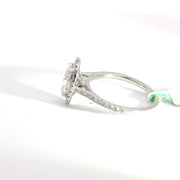 2.00 CTW Oval-Cut Lab Grown Diamond Engagement Ring view 3