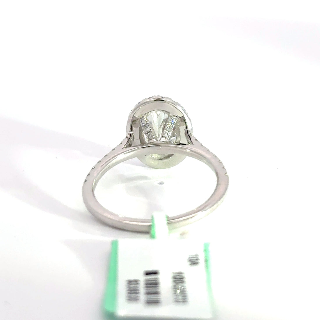 2.00 CTW Oval-Cut Lab Grown Diamond Engagement Ring