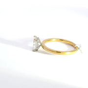 1.06 CTW Radiant-Cut Lab Grown Diamond Engagement Ring view 3