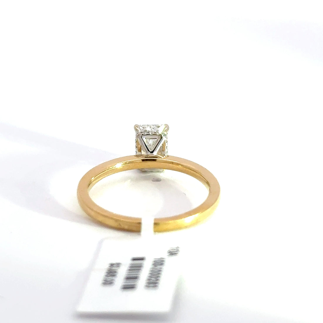 1.06 CTW Radiant-Cut Lab Grown Diamond Engagement Ring