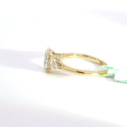 1.85 CTW Oval-Cut Lab Grown Diamond Engagement Ring view 3