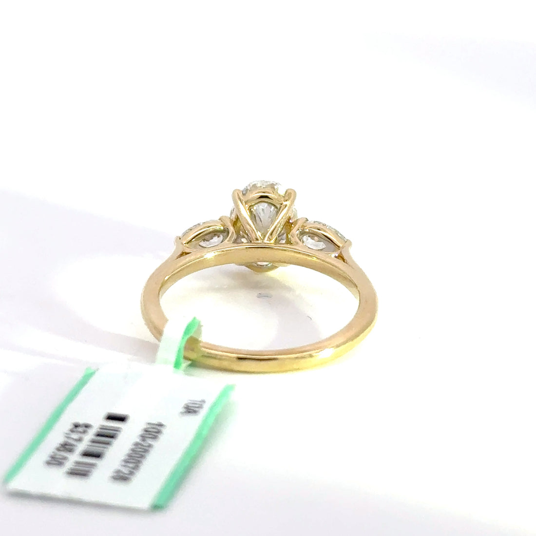 1.85 CTW Oval-Cut Lab Grown Diamond Engagement Ring