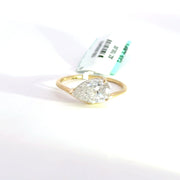 1.54 CTW Pear-Cut Lab Grown Diamond Engagement Ring view 2