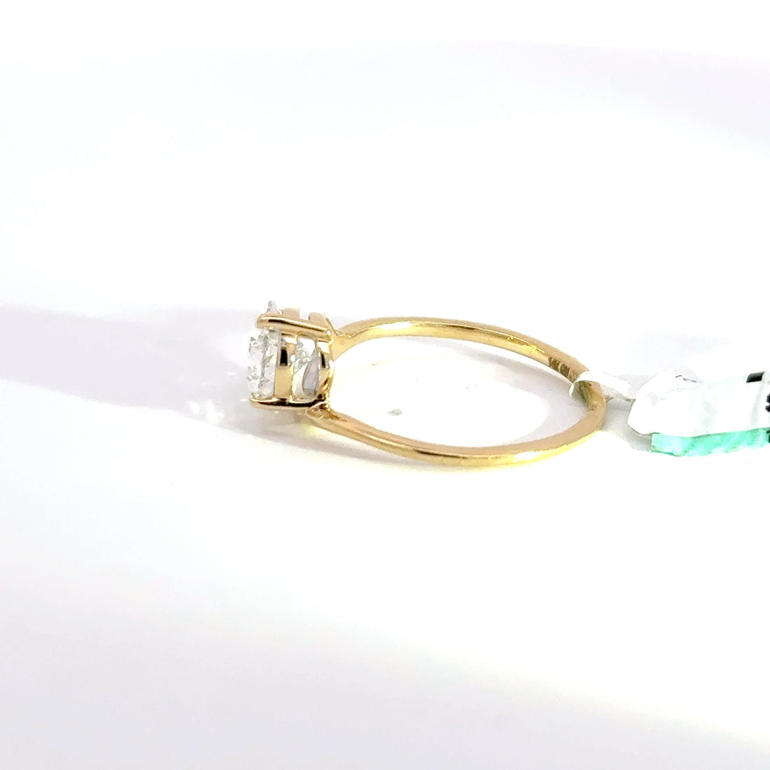 1.54 CTW Pear-Cut Lab Grown Diamond Engagement Ring