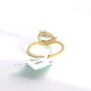 1.54 CTW Pear-Cut Lab Grown Diamond Engagement Ring view 4
