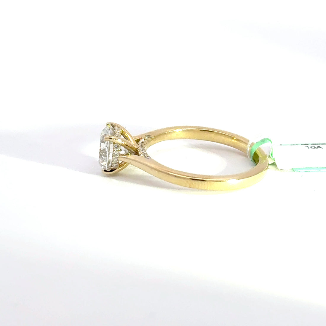 1.69 CTW Round-Cut Lab Grown Diamond Engagement Ring