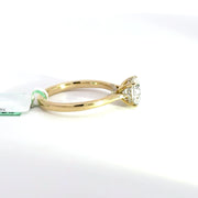 1.69 CTW Round-Cut Lab Grown Diamond Engagement Ring view 5