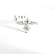 1.65 CTW Marquise-Cut Lab Grown Diamond Engagement Ring view 2