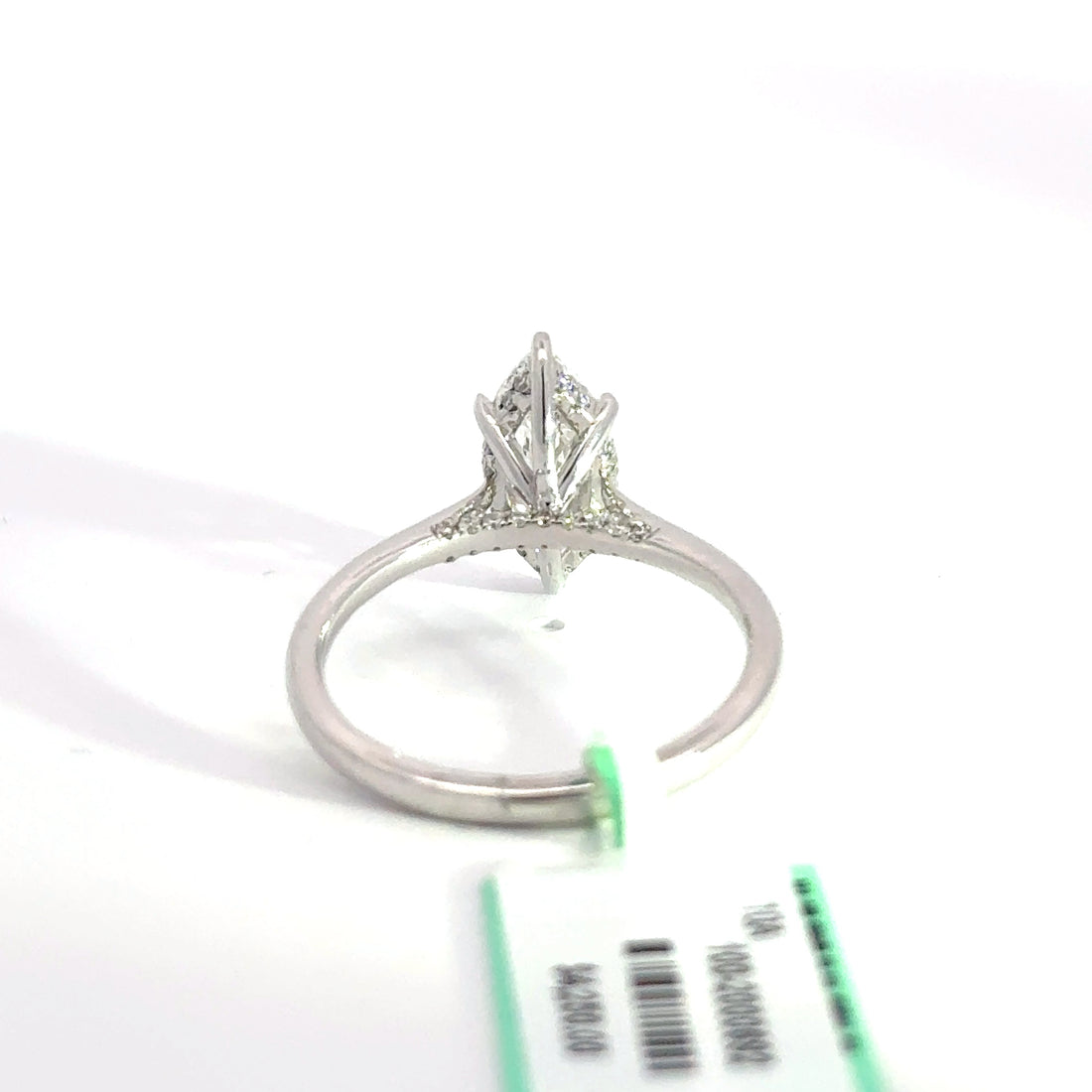 1.65 CTW Marquise-Cut Lab Grown Diamond Engagement Ring