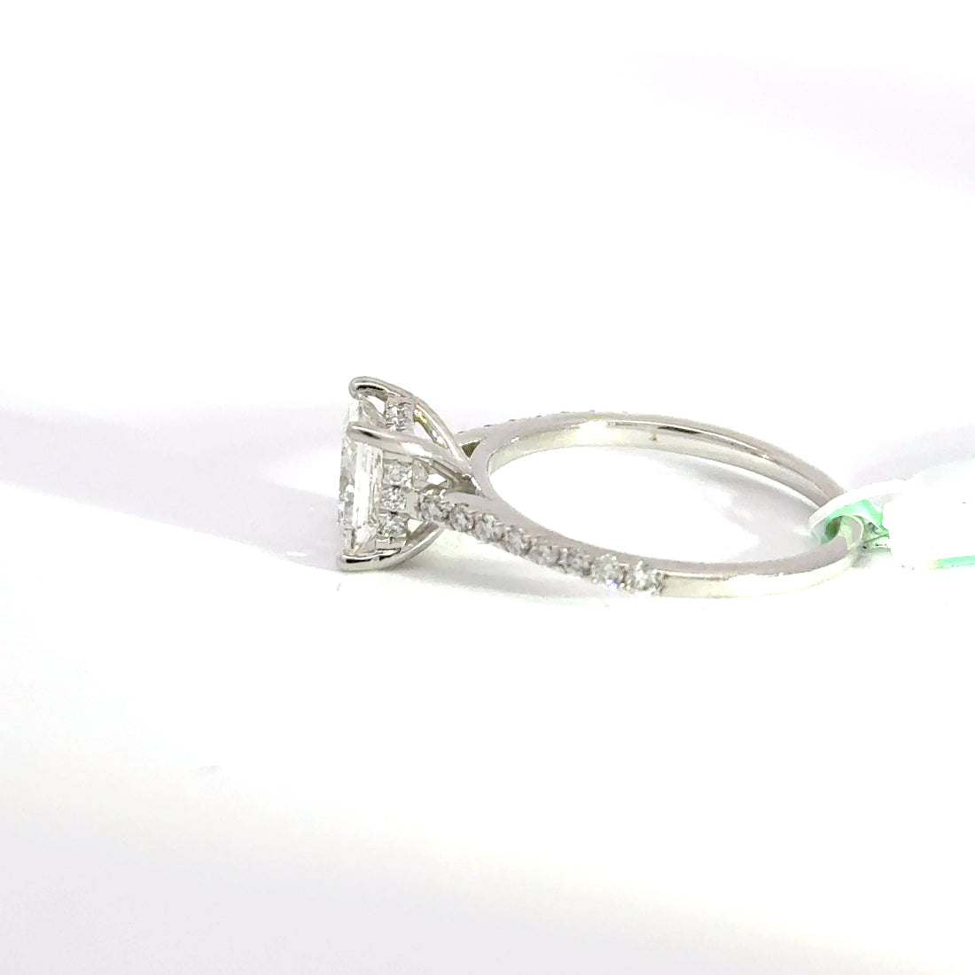 1.83 CTW Princess-Cut Lab Grown Diamond Engagement Ring