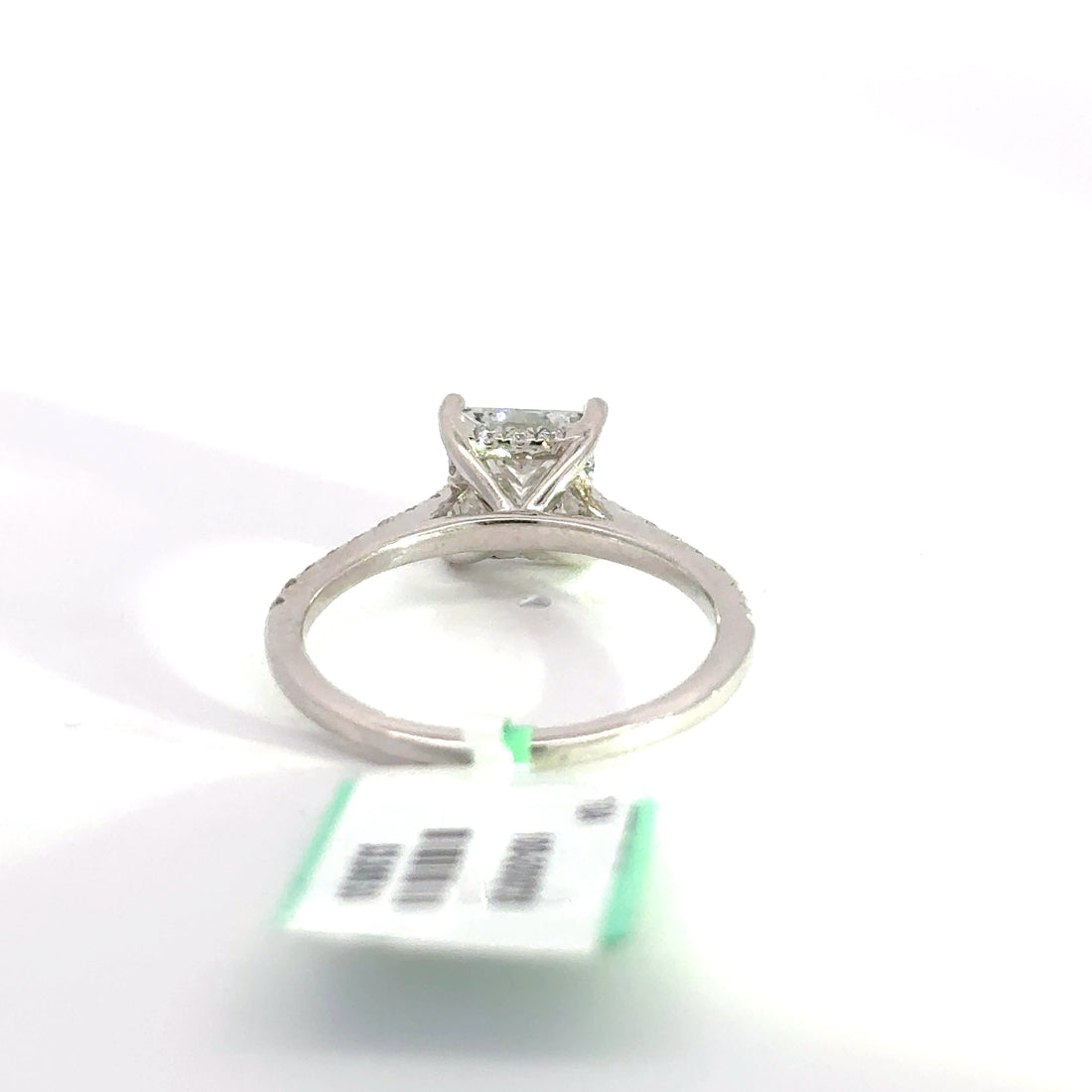 1.83 CTW Princess-Cut Lab Grown Diamond Engagement Ring