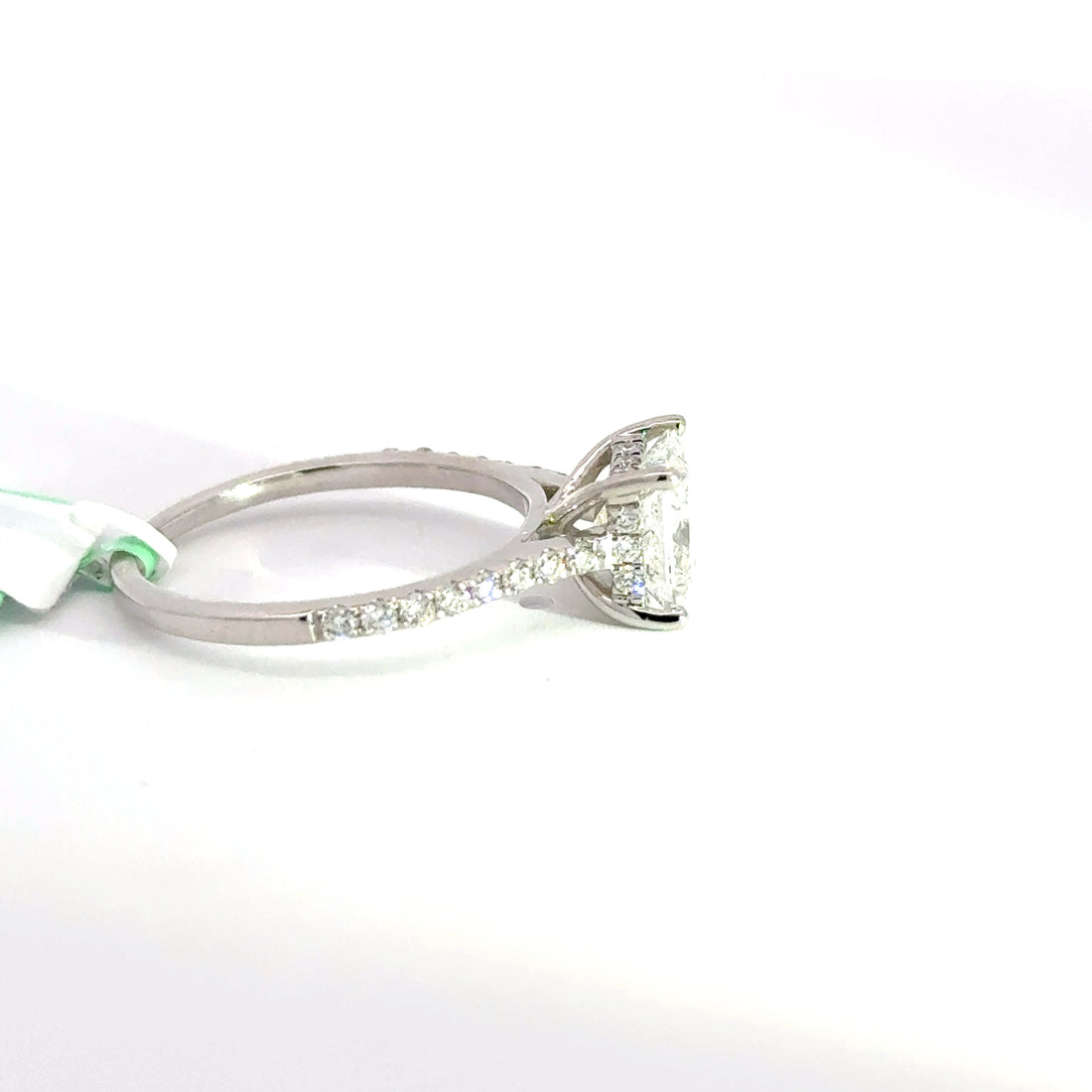 1.83 CTW Princess-Cut Lab Grown Diamond Engagement Ring