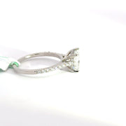 1.83 CTW Princess-Cut Lab Grown Diamond Engagement Ring view 5