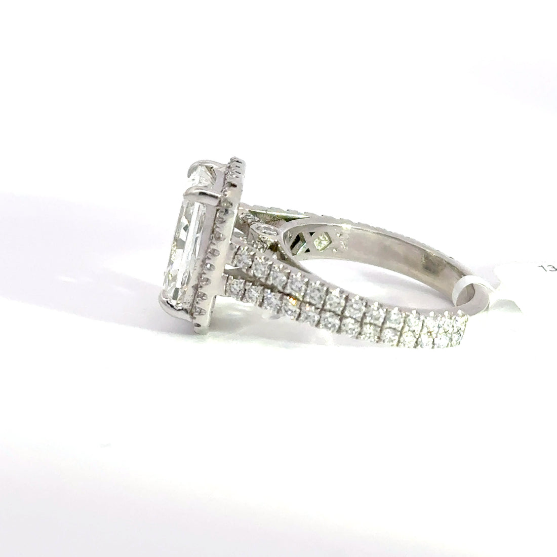 5.10 CTW Radiant-Cut Lab Grown Diamond Engagement Ring