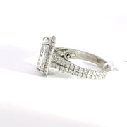 5.10 CTW Radiant-Cut Lab Grown Diamond Engagement Ring view 3