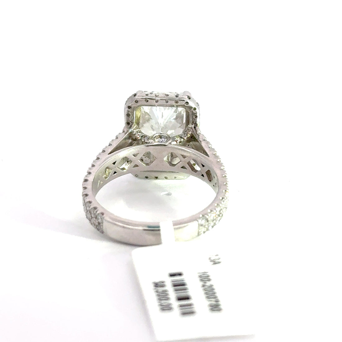5.10 CTW Radiant-Cut Lab Grown Diamond Engagement Ring