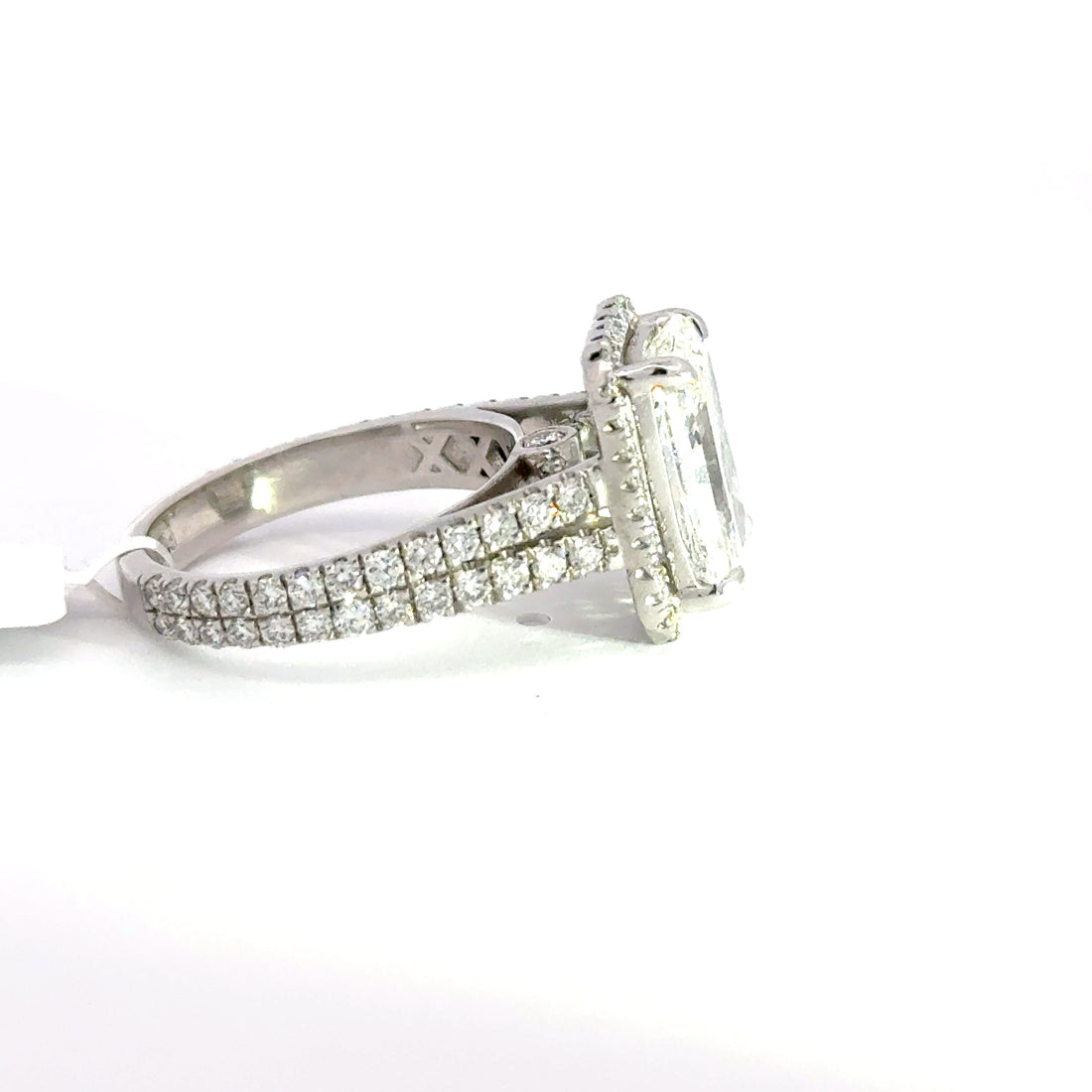 5.10 CTW Radiant-Cut Lab Grown Diamond Engagement Ring