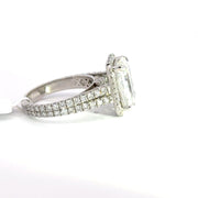 5.10 CTW Radiant-Cut Lab Grown Diamond Engagement Ring view 5