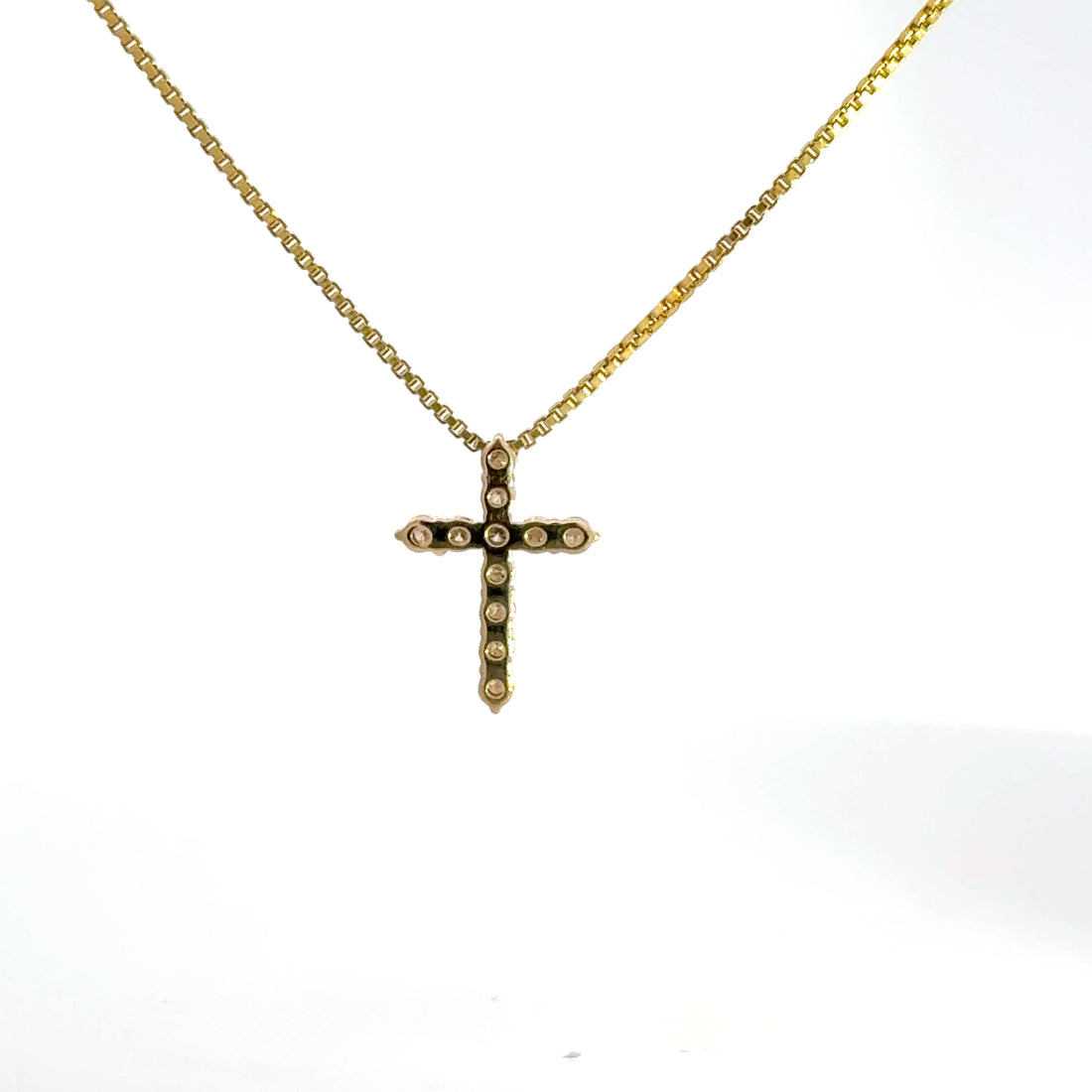 0.47 CTW Lab-Grown Diamond Cross Pendant