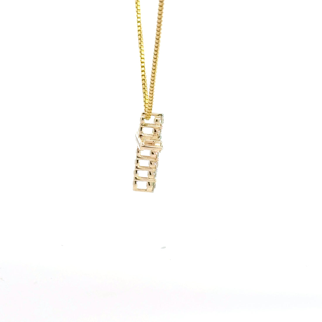 0.49 CTW Lab-Grown Diamond Cross Pendant
