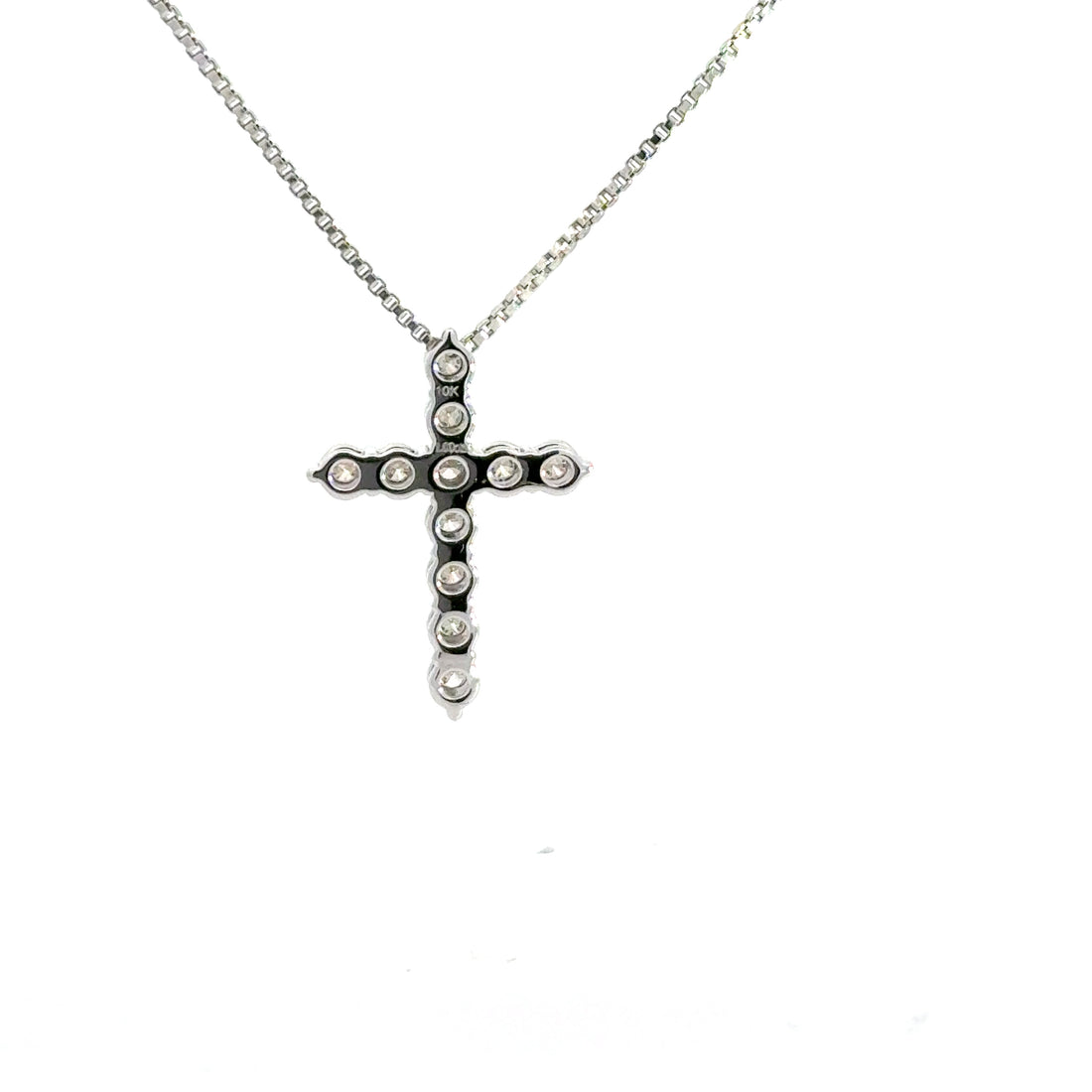 1.00 CTW Lab-Grown Diamond Cross Pendant