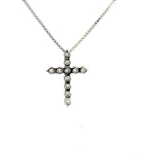 1.00 CTW Lab-Grown Diamond Cross Pendant view 4