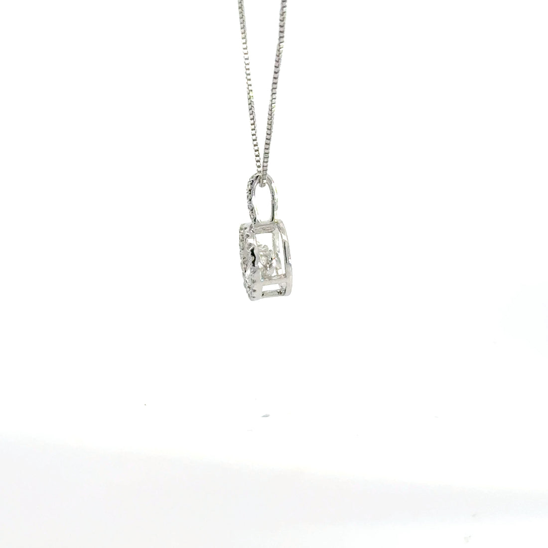 0.60 CTW Floating Lab-Grown Diamond Pendant