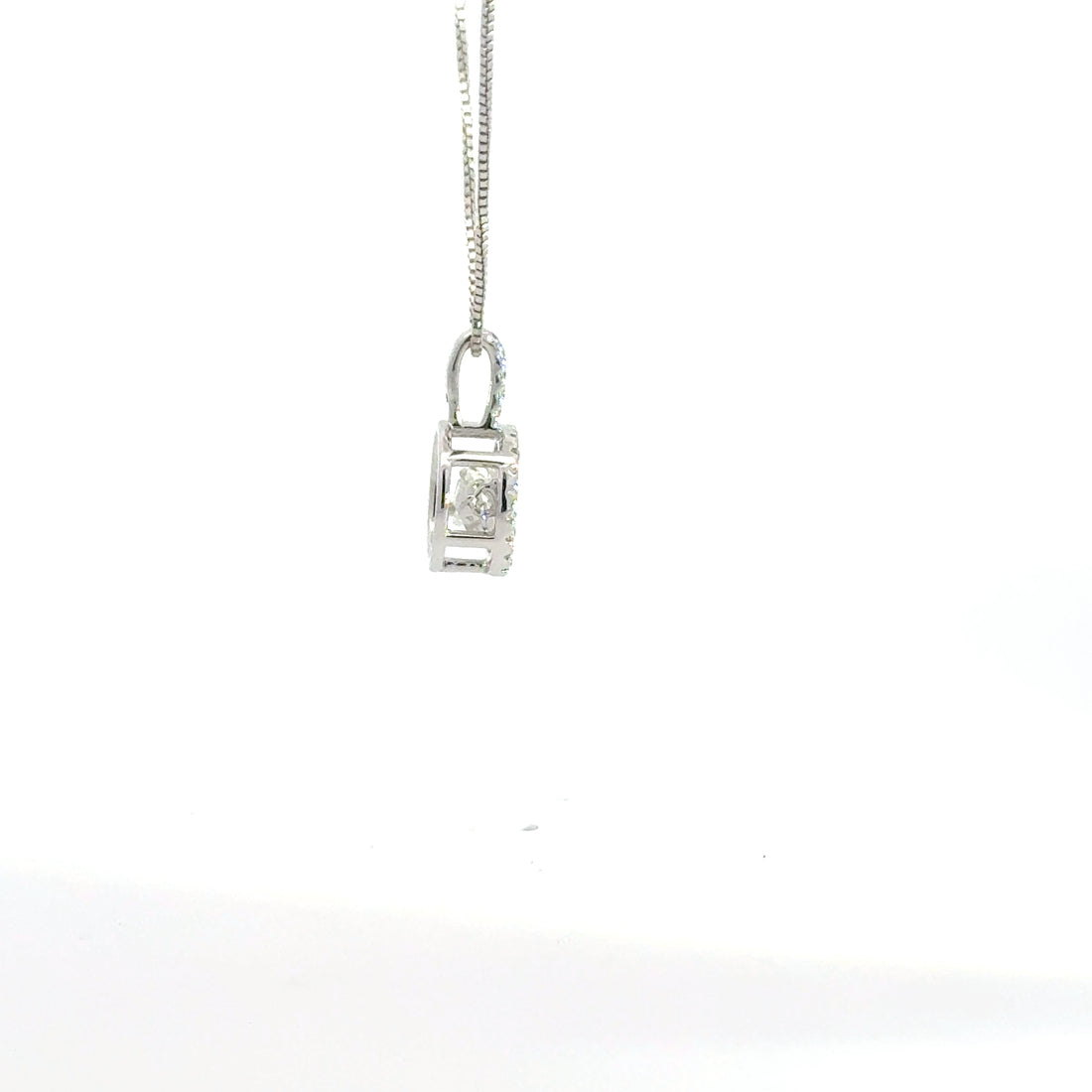 0.60 CTW Floating Lab-Grown Diamond Pendant