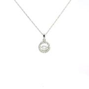 0.33 CTW Floating Lab-Grown Diamond Necklace view 2