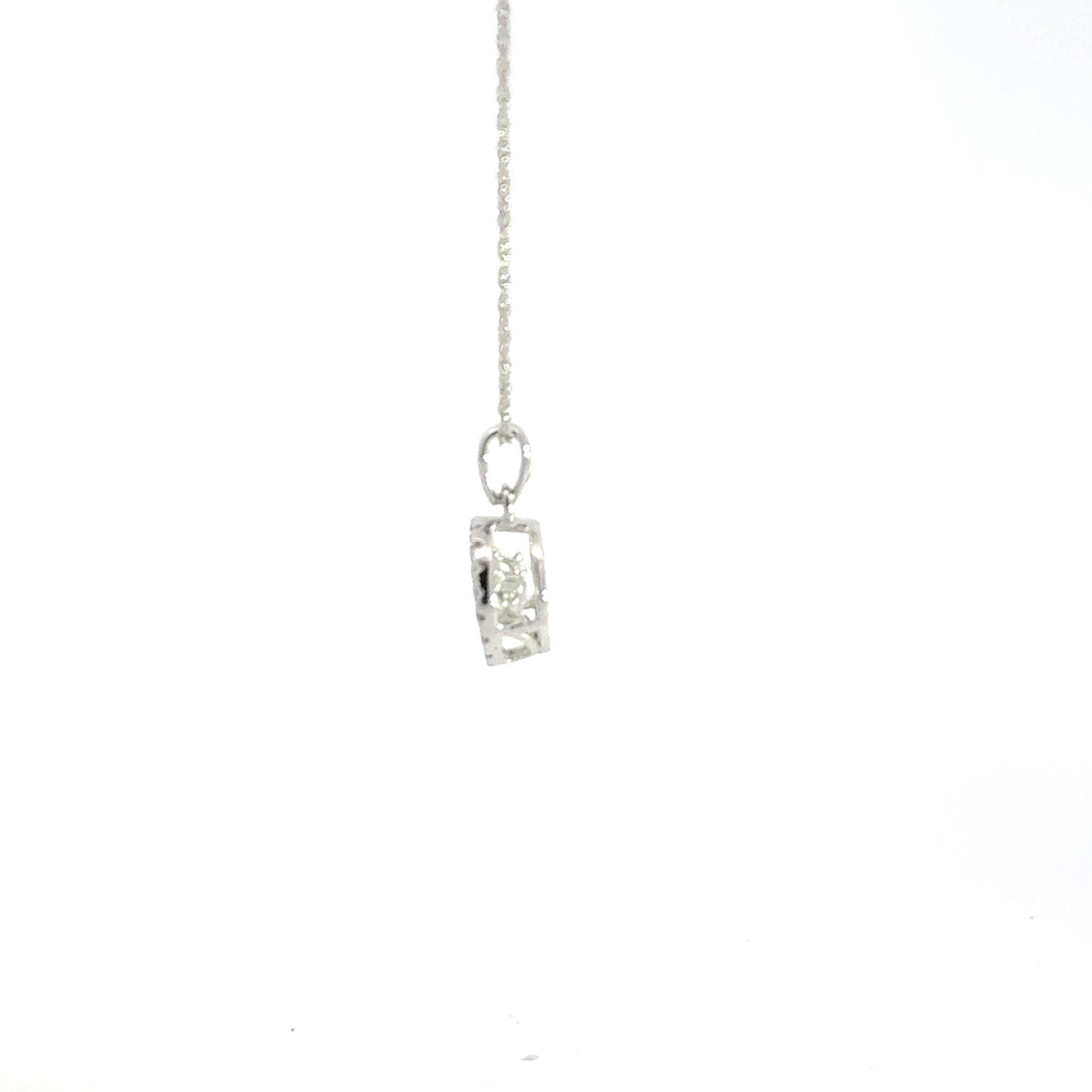 0.33 CTW Floating Lab-Grown Diamond Necklace