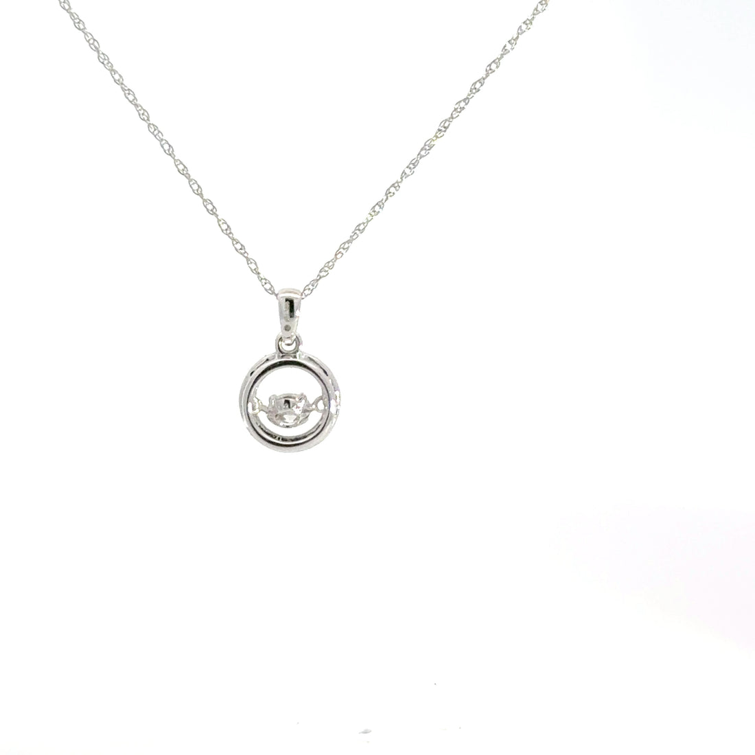 0.33 CTW Floating Lab-Grown Diamond Necklace