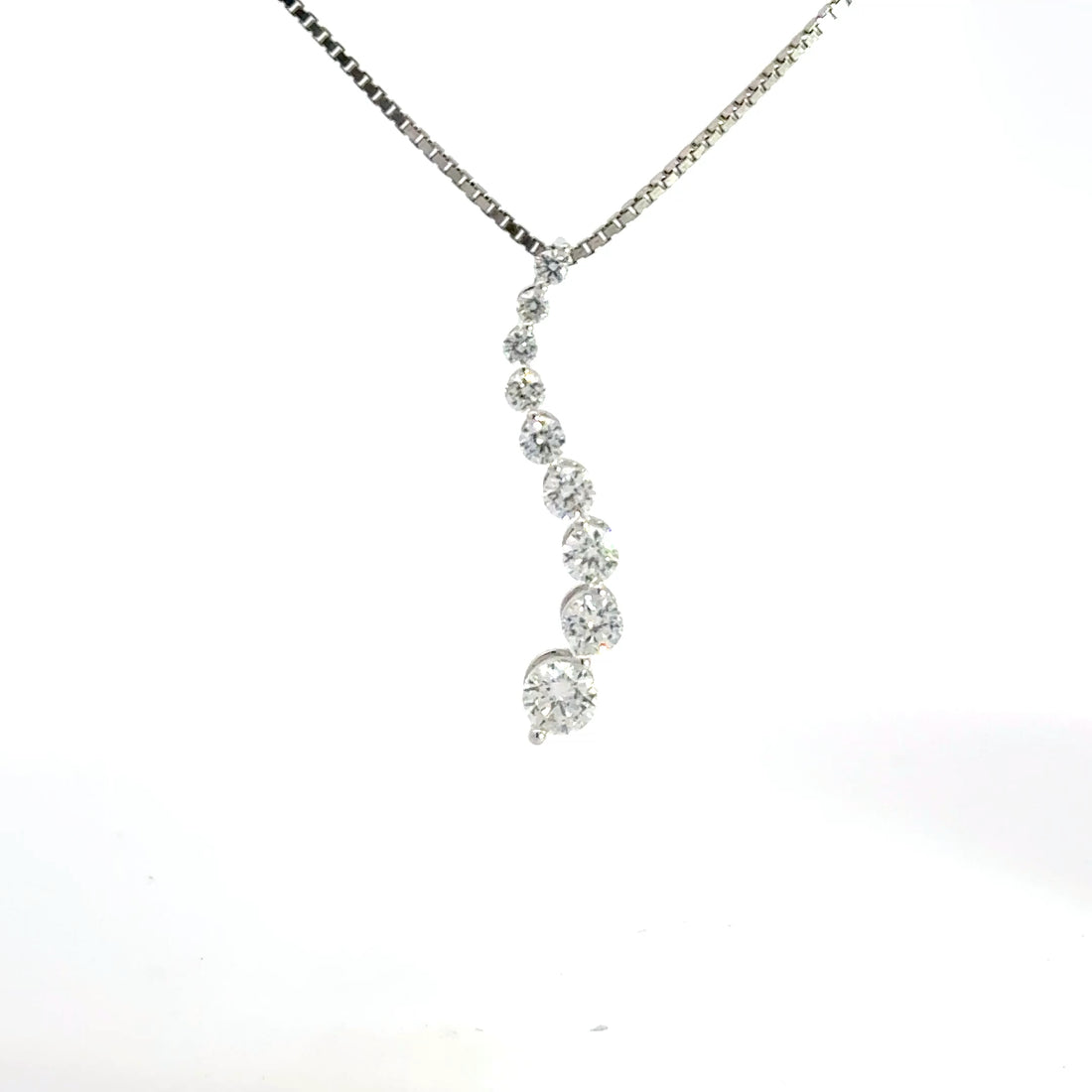 1.00 CTW Lab-Grown Diamond Journey Pendant