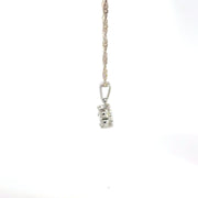 0.47 CTW Lab-Grown Diamond Cluster Pendant view 3