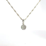 0.47 CTW Lab-Grown Diamond Cluster Pendant view 4