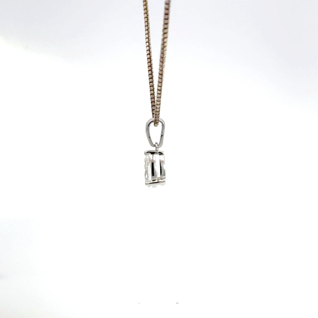 0.50 CTW Pear Lab-Grown Diamond Pendant