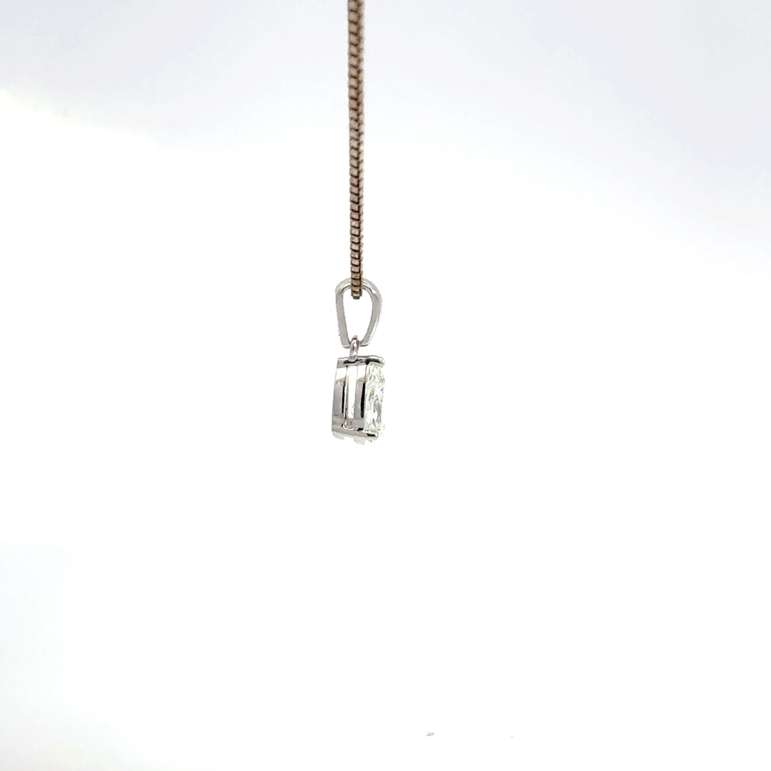 0.50 CTW Pear Lab-Grown Diamond Pendant