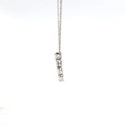 0.84 CTW Lab-Grown Diamond Emerald Circle Necklace view 3