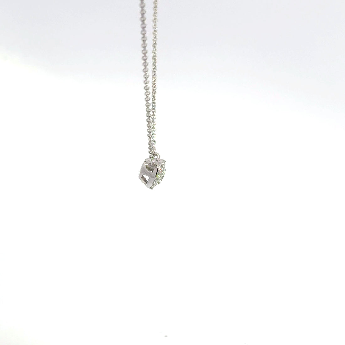 0.25 CTW Lab-Grown Diamond Halo Necklace