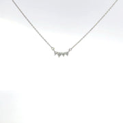 0.11 CTW Dainty Accent Stone Lab-Grown Diamond Necklace view 2