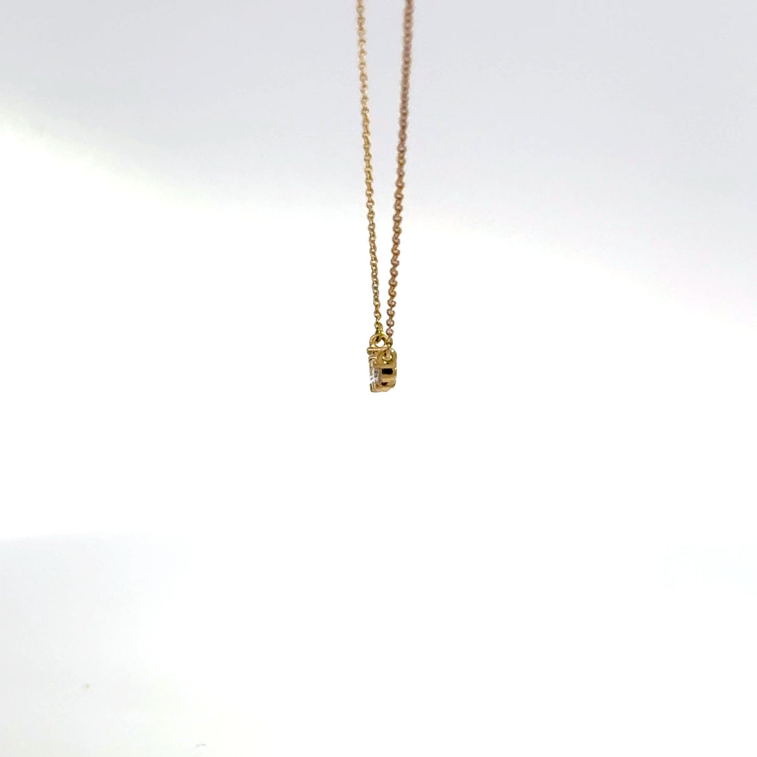 0.11 CTW Dainty Accent Stone Lab-Grown Diamond Necklace