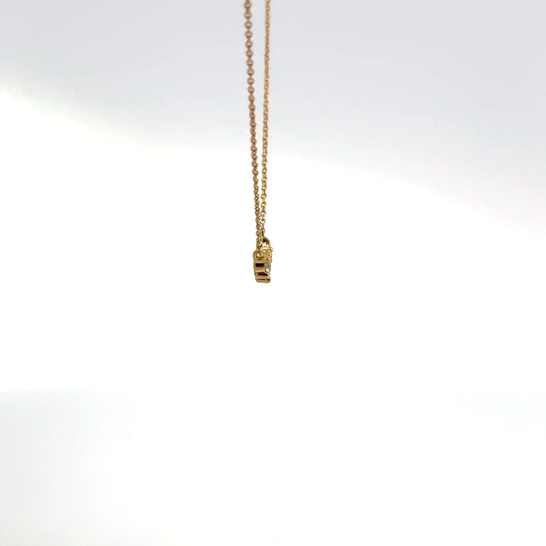 0.11 CTW Dainty Accent Stone Lab-Grown Diamond Necklace