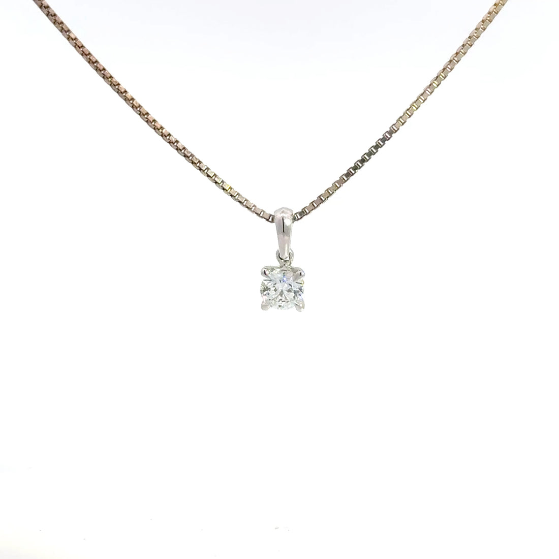 0.50 CTW Round Lab-Grown Diamond Pendant