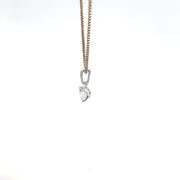 0.50 CTW Round Lab-Grown Diamond Pendant view 3