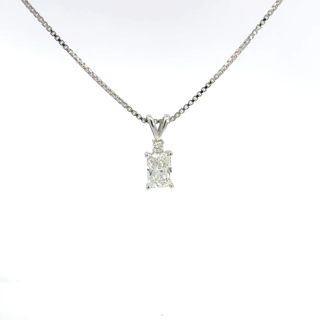 1.03 CTW Radiant Lab-Grown Diamond Pendant