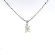 1.03 CTW Radiant Lab-Grown Diamond Pendant view 2