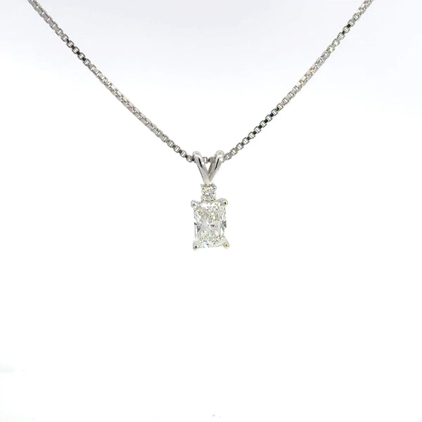 1.03 CTW Radiant Lab-Grown Diamond Pendant