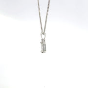 1.03 CTW Radiant Lab-Grown Diamond Pendant view 3