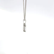 1.03 CTW Radiant Lab-Grown Diamond Pendant view 5
